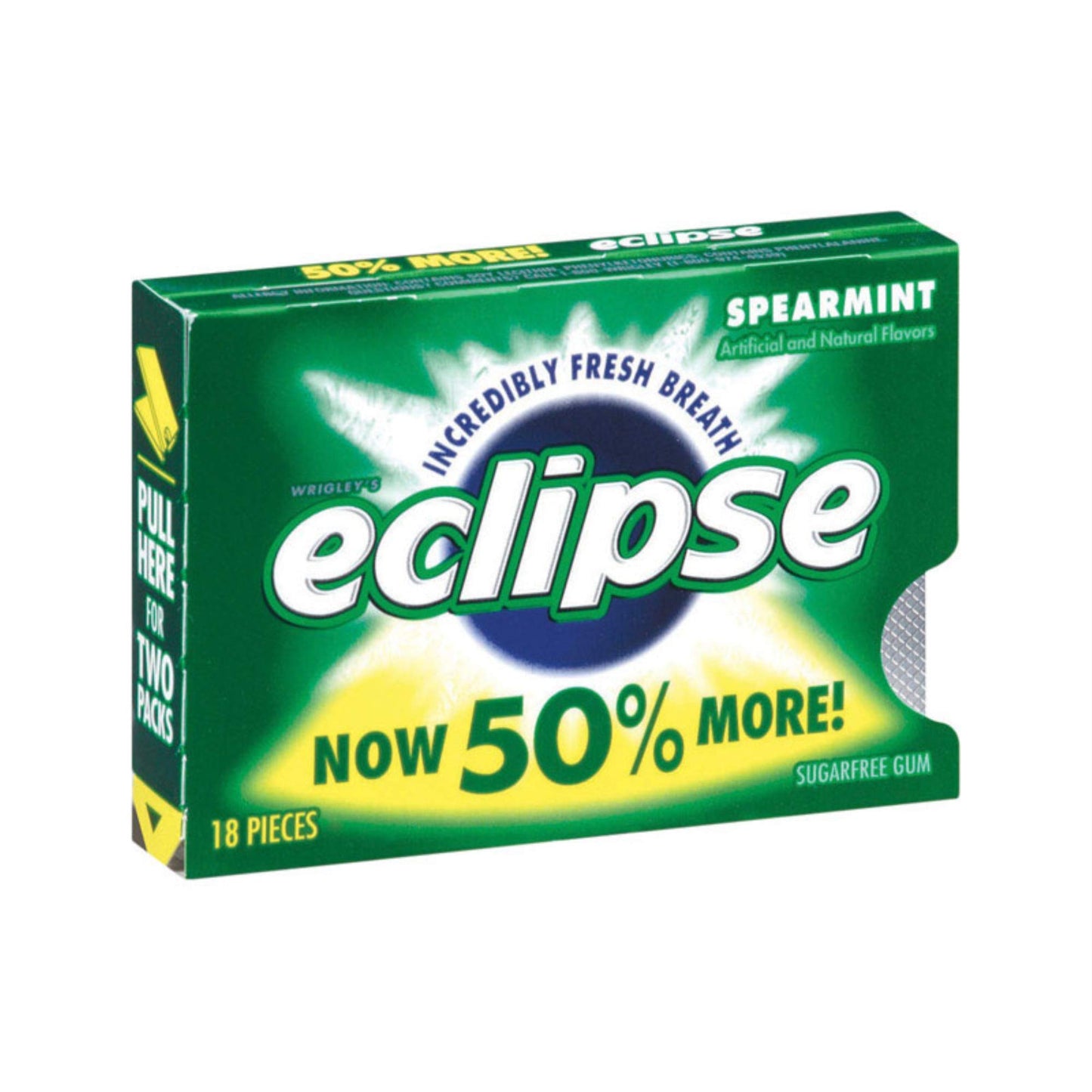 Eclipse Spearmint Sugarfree Gum; single pack