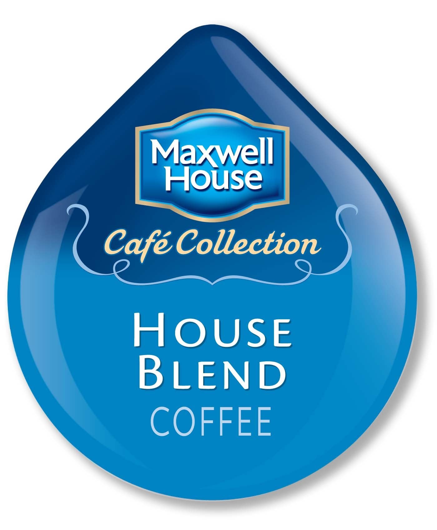 Tassimo Maxwell House Cafe Collection House Blend Coffee 16 T-Discs, 4-Pack (64 T-Discs)