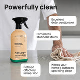 ATTITUDE Kitchen Cleaner Spray, EWG Verified, Degreaser Spray to Cut Grease & Grime, Plant-Based & Vegan, Lavender & Rosemary, 26 Fl Oz