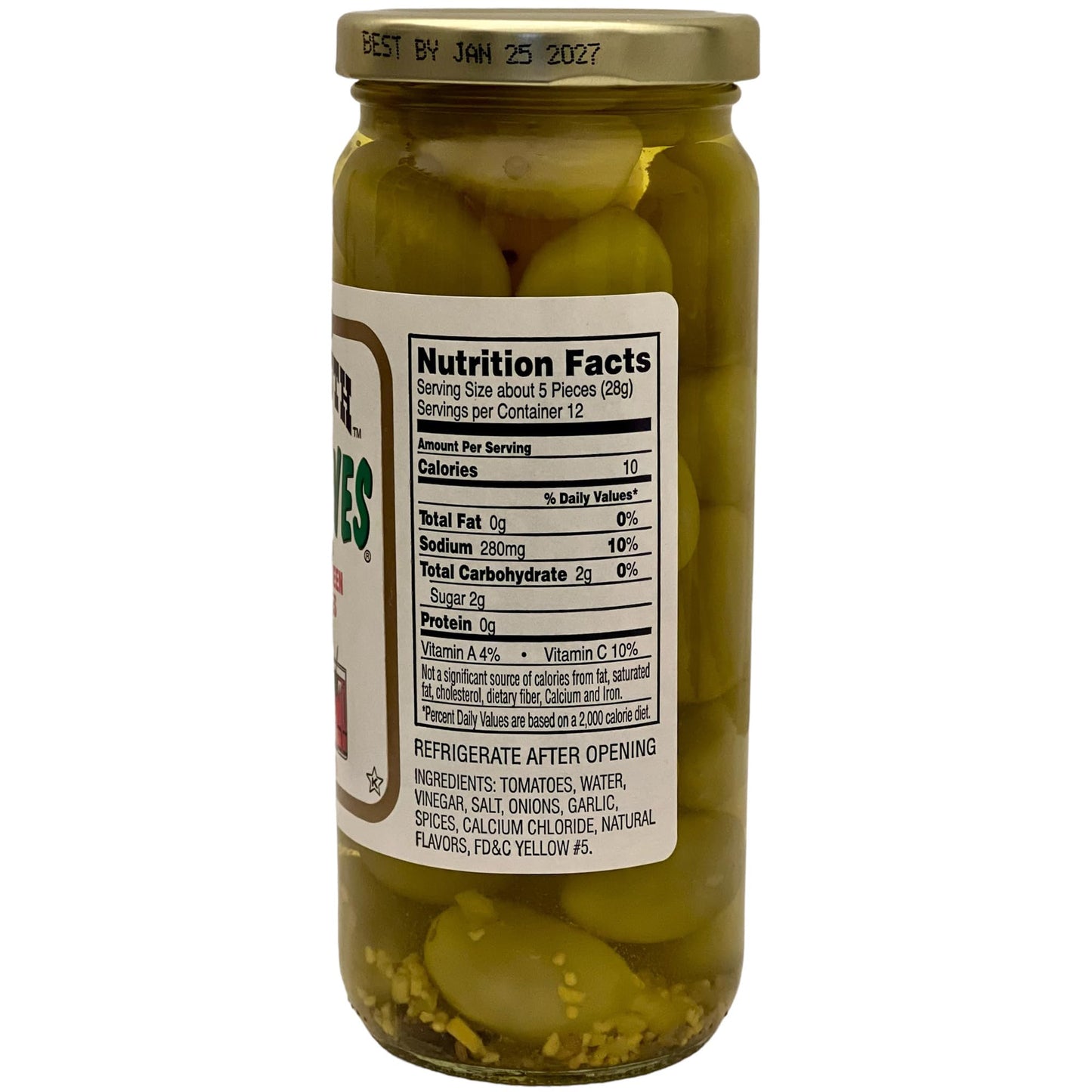 Old South Tomolives Pickled Green Tomatoes, 16 Ounce (Pack of 1)