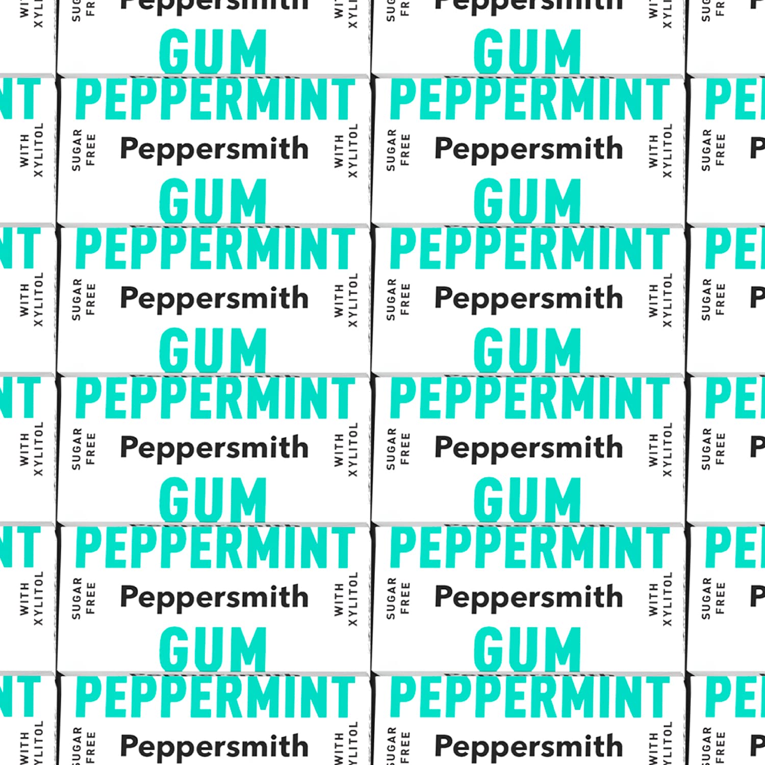 Peppersmith - Chewing Gum - Fine English Peppermint - 15g