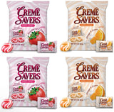 Creme Savers Strawberries and Oranges Creme Savers Hard Candy | 12 OZ Total - 4 bags