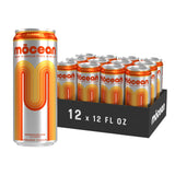 M?CEAN Mandarin Energy Drink, 12-Pack (12 fl oz) Clean Adult Energy Drink with 130mg Natural Caffeine, Adaptogens & Minerals, No Taurine, No