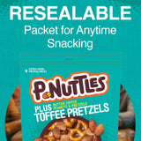 P-Nuttles Plus Toffee Pretzels, 10 Ounce Resealable Bag (Pack of 1) - Butter Toffee Peanuts and Pretzels - Perfect Gourmet Snack Mix for Parties