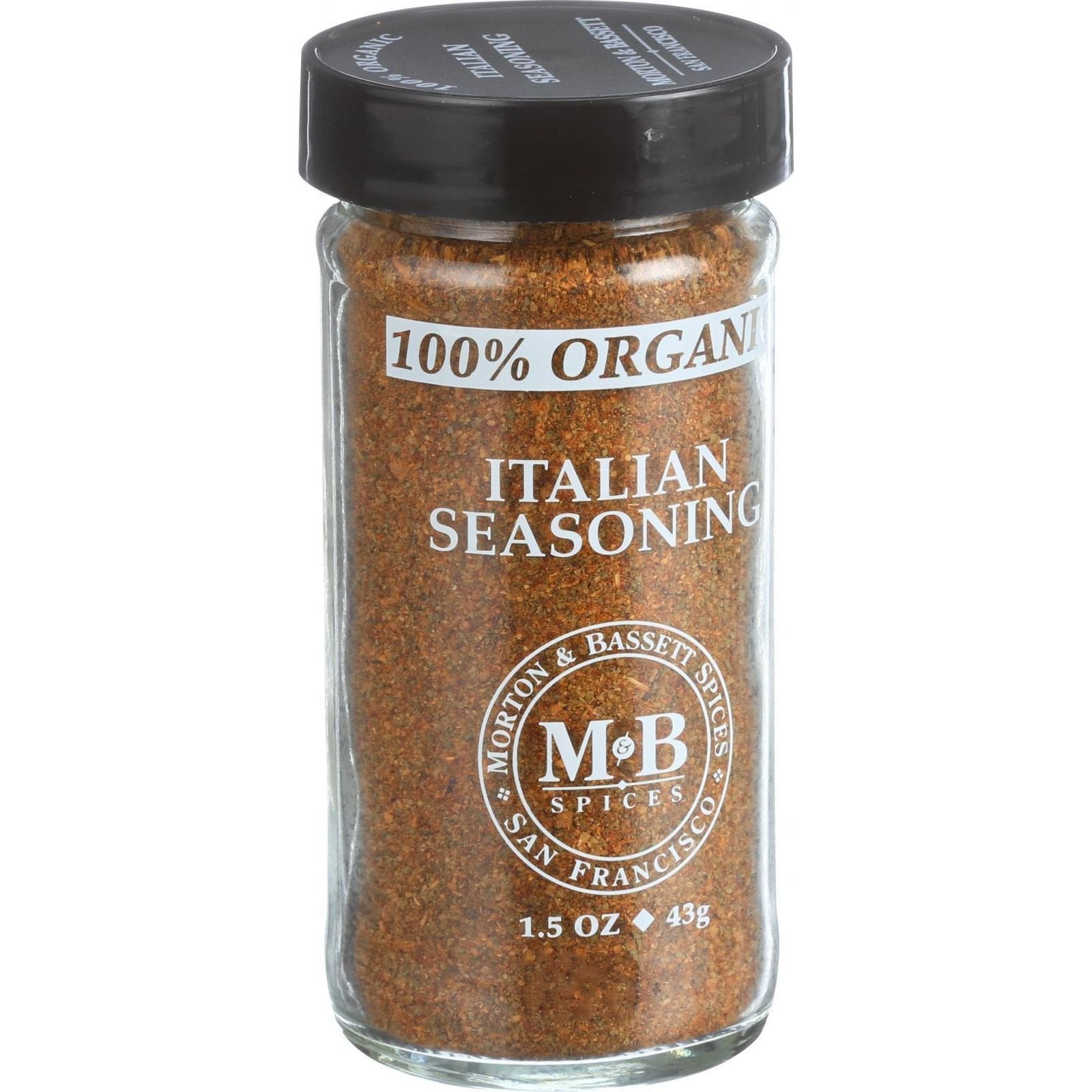 Morton & Basset Spices, Organic Italian Seasoning, 1.5 Ounce (Pack of 3)