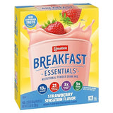 Carnation Instant Breakfast Essentials, Strawberry, 10 Count Box, 1.26-Ounce Packages (Pack of 6)
