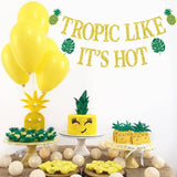Tropic Like It's Hot Banner, Hawaiian Luau Party Decorations, Tropic Like It's Hot for Hawaiian Luau Party, Tropical Bachelorette Party, Beach Bach