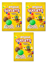 Sixlets Original Chocolatey Candies - Pack of 3-6 oz Bags - Delicious Classic Candies Everyone is Sure to Love - Perfect for Sharing with Friends
