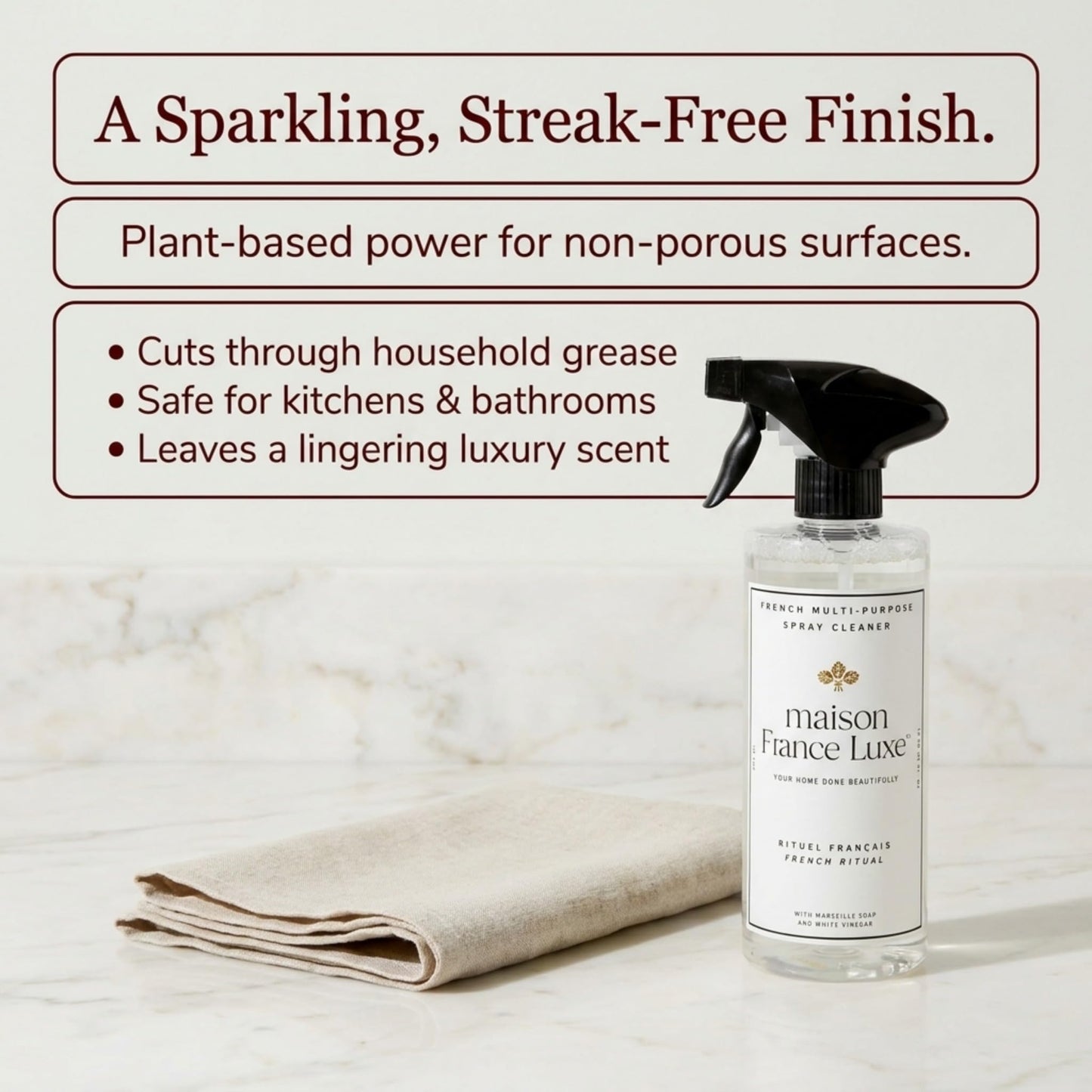 Maison France Luxe French Multi-Purpose - Spray Cleaner - Rituel Français