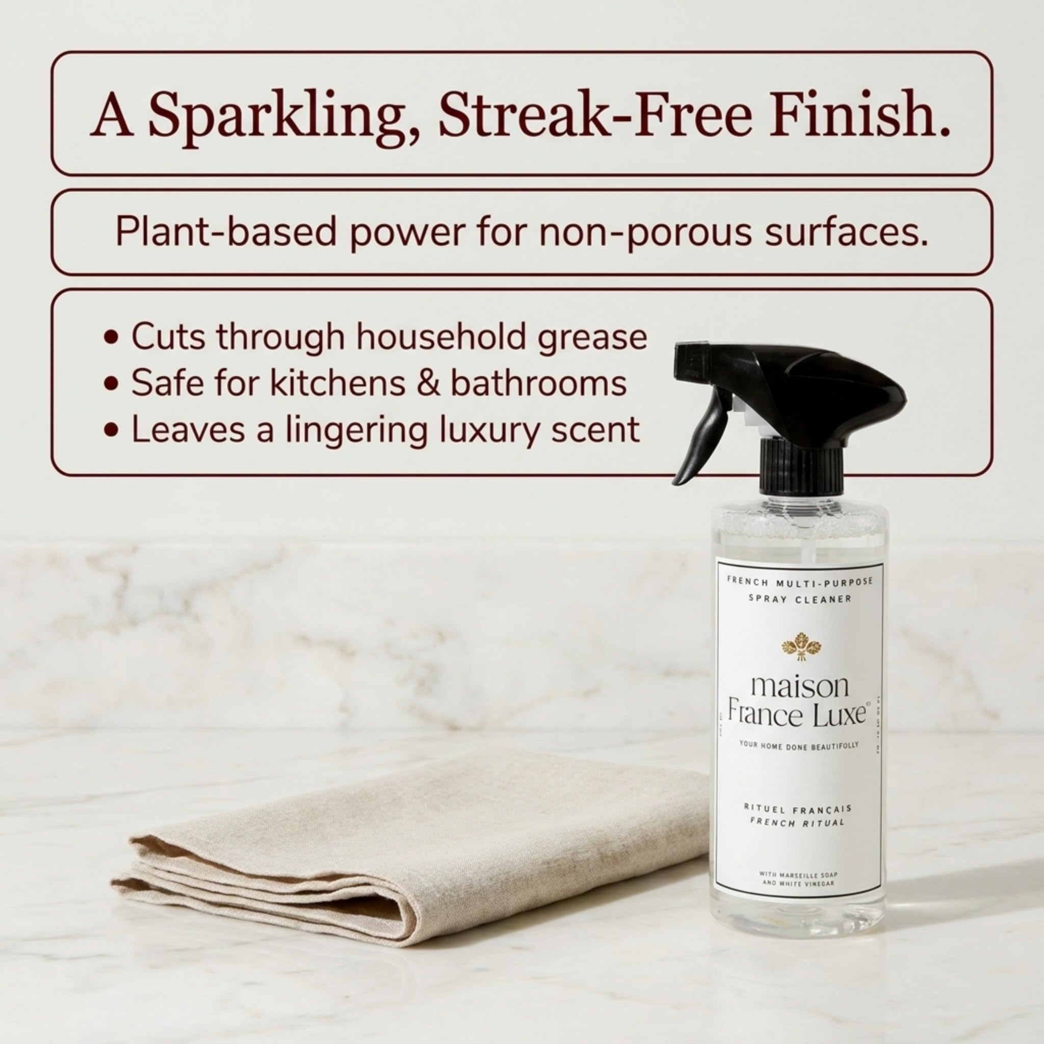 Maison France Luxe French Multi-Purpose - Spray Cleaner - Rituel Français