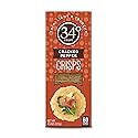 34 Degrees Crisps | Cracked Pepper Crisps | Thin, Light & Crunchy Cracked Pepper Crisps, 3 Pack (4.5oz each)