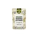 Organic Moringa Oleifera Leaf Powder, 100% Raw from India, Perfect for Smoothies, Drinks, Tea, Recipes, Resealable Bag by Cherie Sweet Heart (8 oz)