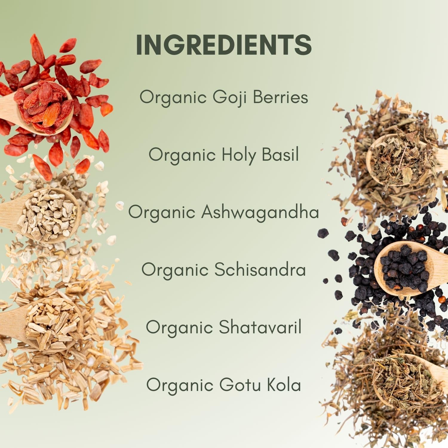 Organic Adaptogen Herbal Tea - 2oz Bag (Approx. 30 Servings) | Full Leaf Tea Co.