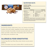 Voortman Sugar Free Cookies - Variety Pack - Chocolate Chip (1, 8oz pack) - Fudge Brownie Chocolate Chip (1, 8oz pack) - Pecan Chocolate Chip (1, 8oz
