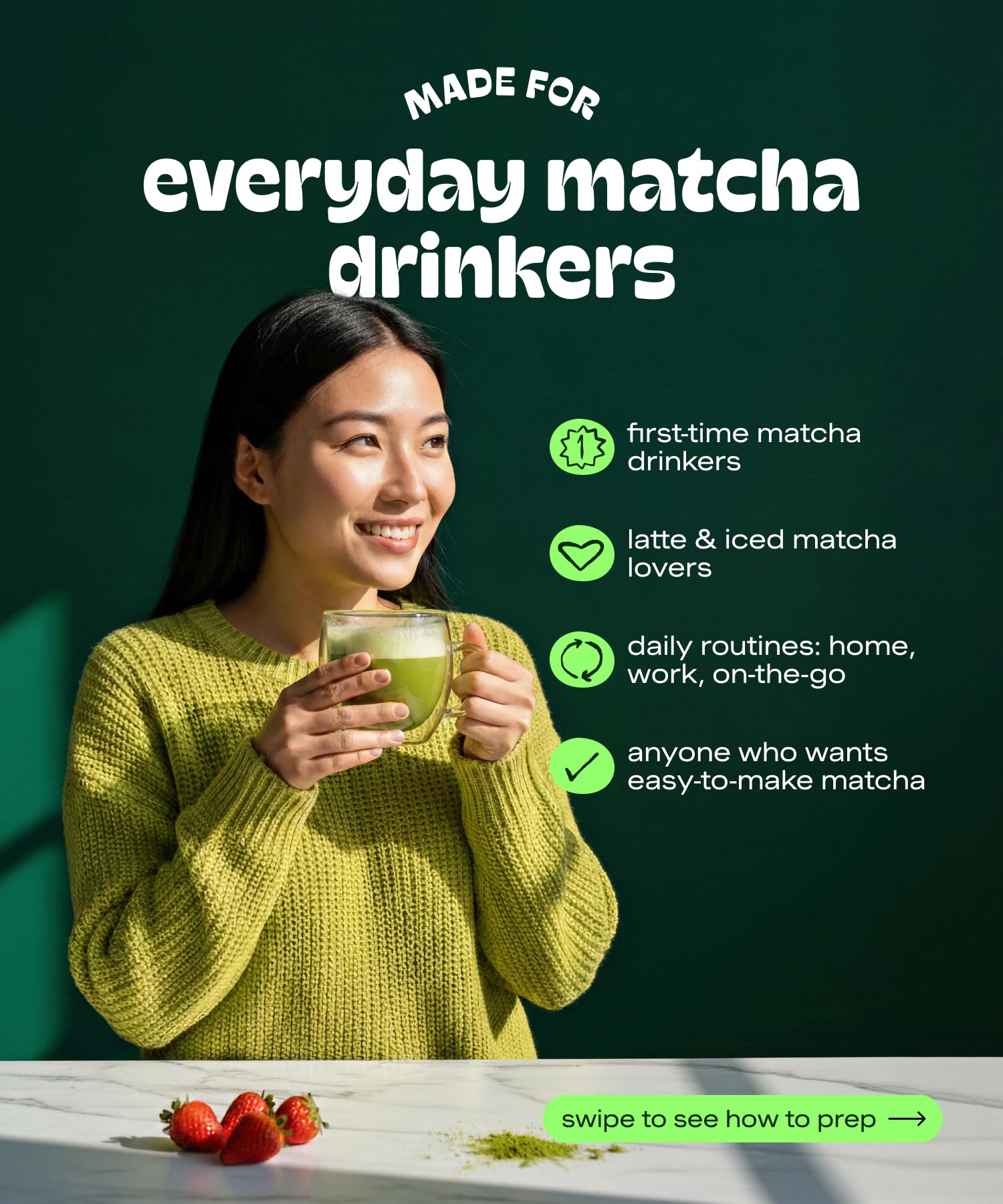 Matcha DNA Organic Matcha Powder - XXL 16oz TIN - Matcha Green Tea - USDA Organic Gluten-Free Vegan, Unsweetened No Additives - Everyday Green Macha