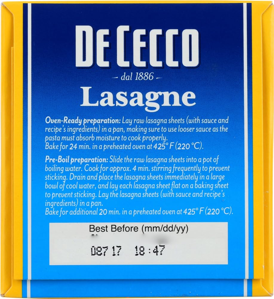 De Cecco Pasta Lasagne