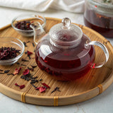 Worldwide Botanicals Organic Hibiscus Tea - 8 oz, Loose Leaf, Cut and Sifted - 100% Egyptian Hibiscus sabdariffa AKA Karkade, Roselle, Sorrel, Zobo