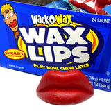 Wack-O-Wax Cherry Wax Lips, 24-Count Box, 12 oz