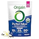 Orgain Perfect Meal, Organic, Vegan Meal Replacement Protein Powder, Vanilla - 25g Plant Based Protein, 80+ Superfoods, 1B Probiotics & 10g Fiber