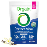 Orgain Perfect Meal, Organic, Vegan Meal Replacement Protein Powder, Vanilla - 25g Plant Based Protein, 80+ Superfoods, 1B Probiotics & 10g Fiber
