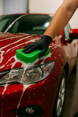 Multi-Purpose Sponges for Cleaning - Green 2 Pack, Large Sponges for Car Washing, Tile & Grout, All Purpose Cleaning