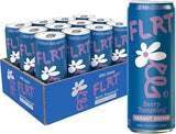 FLRT Energy, Berry Tempting, Clean Energy, Energy Drink, 12 Fl Oz (Pack of 12)