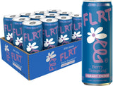 FLRT Energy, Berry Tempting, Clean Energy, Energy Drink, 12 Fl Oz (Pack of 12)