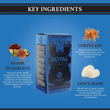 2 Boxes ORGANO Royal Black Medium Dark Roast Instant coffee. Infused with Triple Mushroom Blend, Ganoderma, Cordyceps and Lion's Mane. Aromatic
