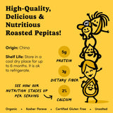 Nuts com - Roasted Pepitas - 2 Lb Bag, Unsalted No Shell Pumpkin Seeds, Healthy Snack for Adults & Kids, Rich in Protein, Fiber & Calcium - Keto