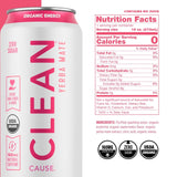 CLEAN Cause Zero Sugar Variety Pack Yerba Mate Tea Sparkling, USDA Organic Energy Drink Alternative, Zero Calorie, 160mg Natural Caffeine, Soda