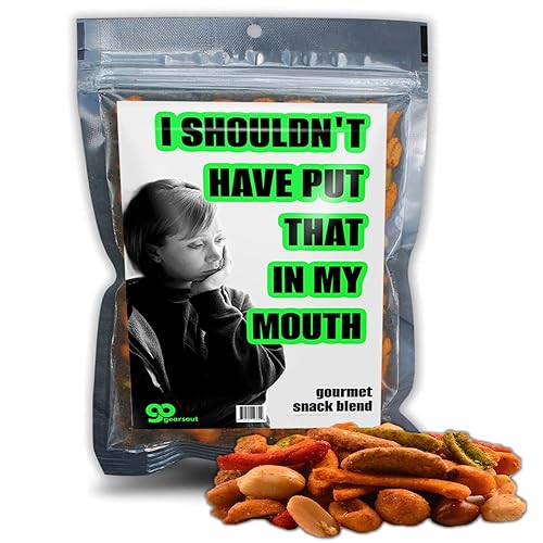 Shouldn’t Have Put That In My Mouth Gourmet Trail Mix Blend Spicy Food Gift for Salty Snack Lovers Funny Gag Gift for Women and Men Adult Easter