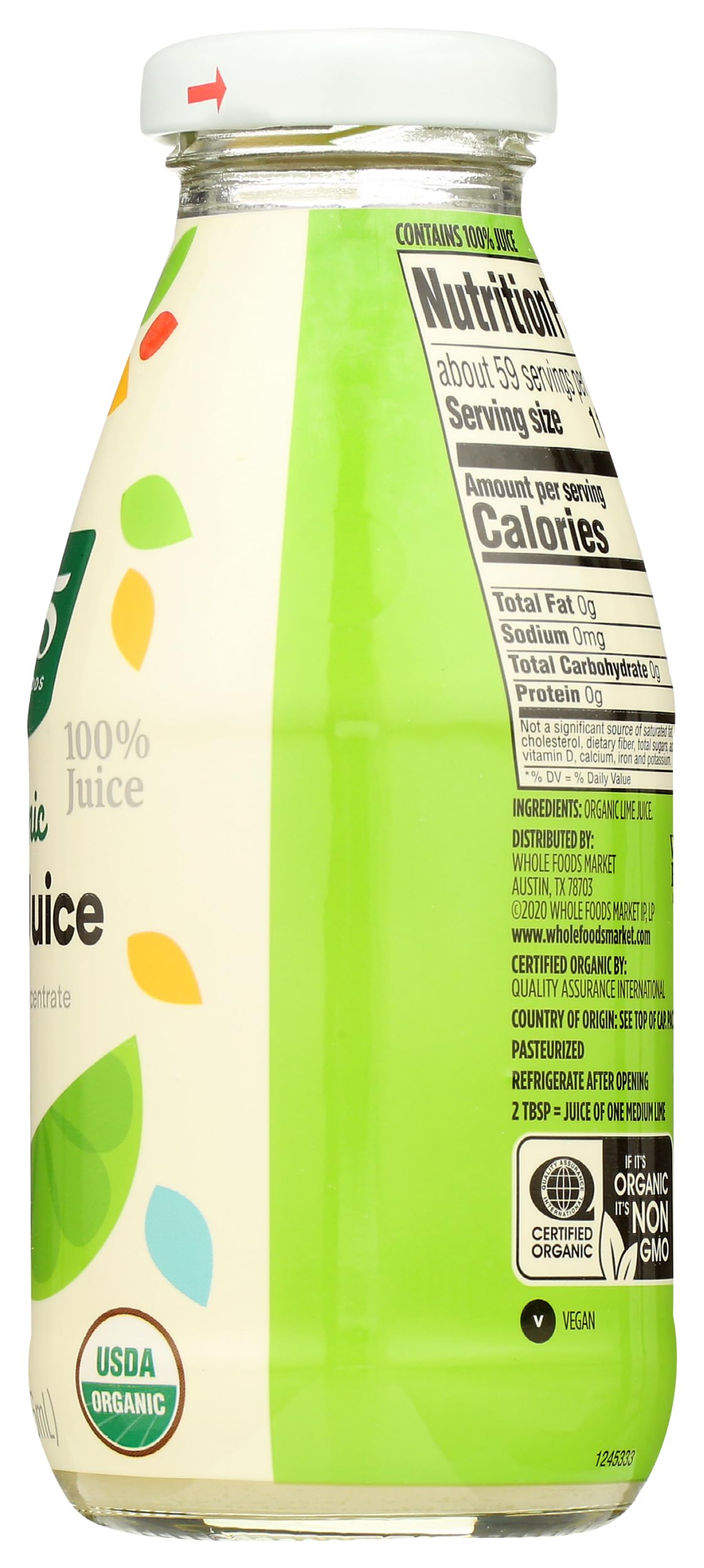 365 by Whole Foods Market, Organic Lime Juice, 10 Fl Oz