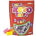 Zaffi Keto Taffy Sugar Free Candy - Dye Free, Keto & Diabetic-Friendly, Dentist-Approved Treats for Kids (Natural Fruit Flavor, 5 oz)