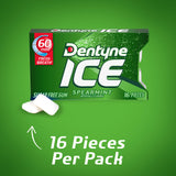 Dentyne Ice Sugar-Free Gum, Spearmint, 16 Count (Pack of 9)