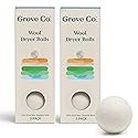 Grove Co. Wool Dryer Balls, Reusable Laundry Balls for Dryer, 100% New Zealand Wool, Reduce Drying Time, Wrinkles & Static, Sustainably Designed