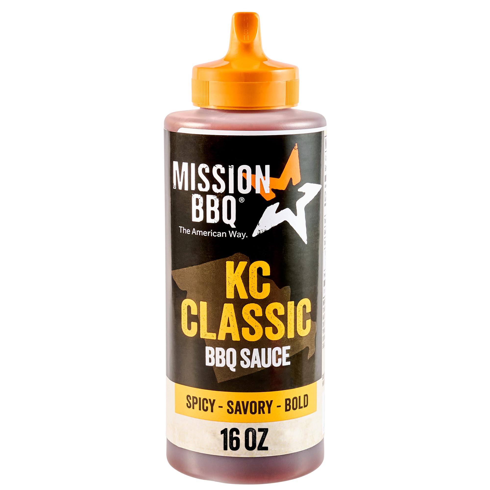 MISSION BBQ BBQ Sauce, KC Classic, A Kansas City Style Barbecue Sauce That Is Perfect For Adding A Sweet, Smoky, Spicy Flavor to Chicken, Brisket