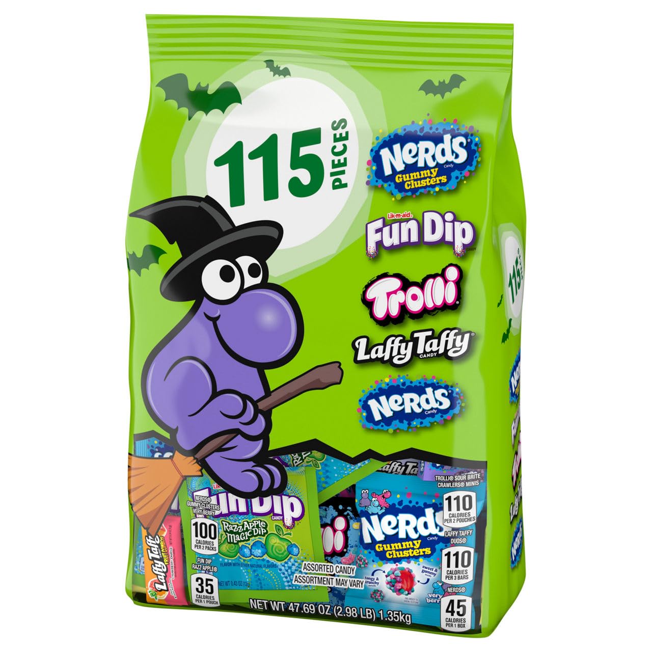 Ferrera, Variety Seekers 115 Piece Halloween Candy Mix, 47.6 Ounce