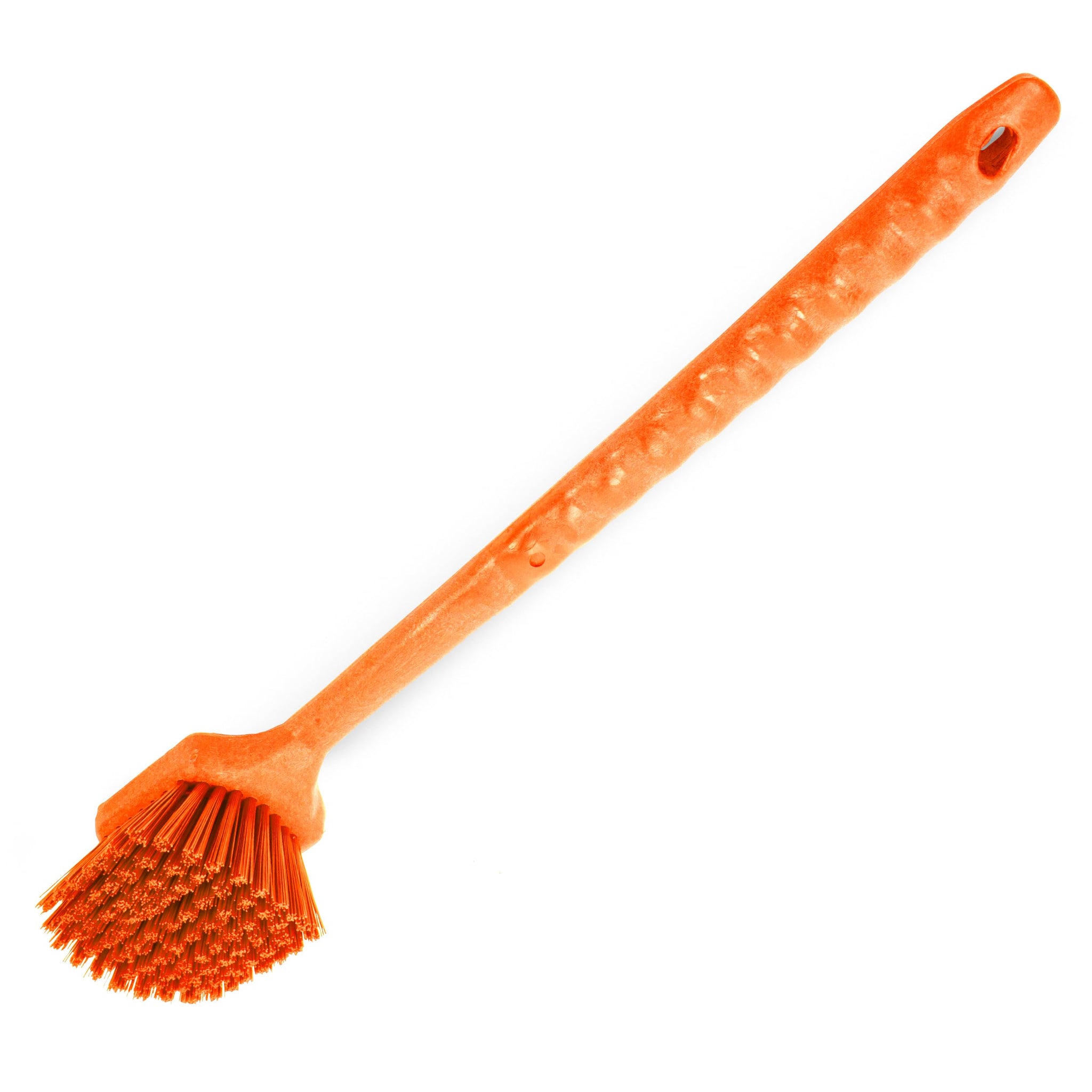 SPARTA 20" Floater Scrub Brush with Long Handle, Oil-Resistant Polyester Bristles, Multiple Trim Angles, Foam-Injected Polymer Block, Commercial