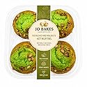 Pistachio Walnut Muffins, Soft Moist Bakery Breakfast Snack, 4 Count, 14 oz - JO BAKES