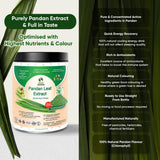 Bionutricia Pandan Extract Powder 7oz, Natural Extract for Baking, Desserts & Drinks, 7:1 Concentrate No Sugar & Artificial Flavor or Color, Vegan