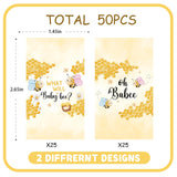 Bumble Bee Mini Chocolate Bar Wrappers, Oh Babee Candy Bar Labels, Bee First Birthday Stickers for Chocolate, Bee Themed Gender Reveal/Pregnancy