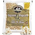 18-Count Organic Popcorn Packets - Pre-Measured 8-Ounce All-in-One Popping Machine Packs with Coconut Oil and Buttered Salt by Great Northern Popcorn