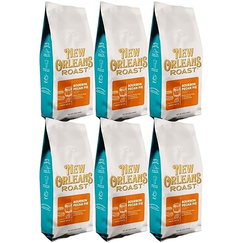 New Orleans Roast - Bourbon Pecan Pie Ground Coffee 12oz (Pack of 6)