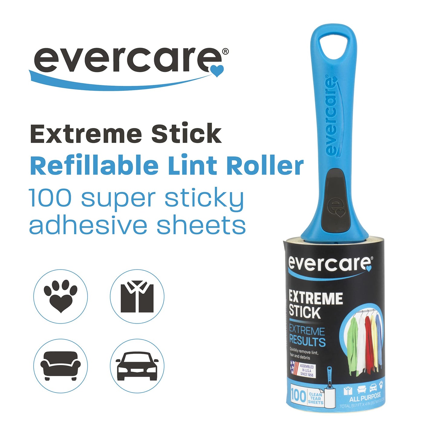 Evercare All-Purpose 100 Layer Lint Roller