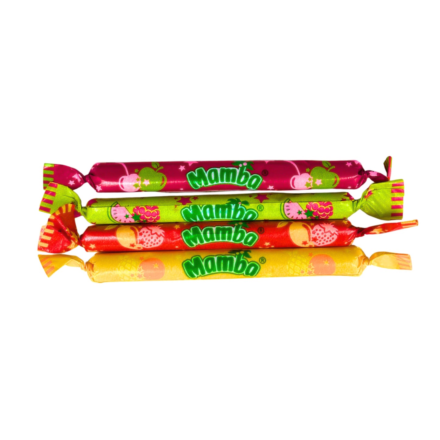 ASSORTIT Mamba Chews Magic Sticks (35 Pack) Fruit Candy Variety, 8 Fun Flavors 2-In-1 Fruity Mix, Individually Wrapped Tropical Chewy Candies Share
