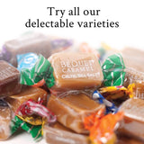 Béquet Green Apple Caramels - Soft Gourmet Candy - 24oz Resealable Pouch