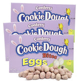 Edible Confetti Eggs Cookie Dough Bites, Fudge Brownie Flavored, Easter Basket Stuffer Candy, 3.1 Ounce