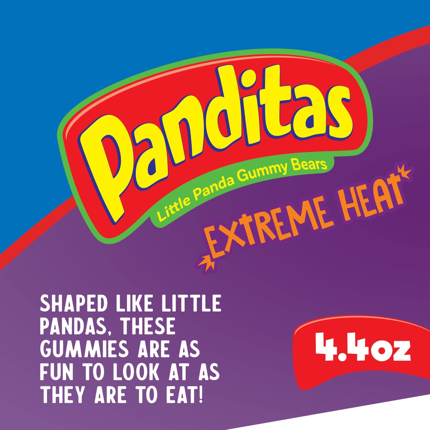 RICOLINO Panditas Extreme Heat Gummies Box with 6 bags of 4.4 ounces