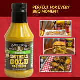 Maurice’s Southern Gold BBQ Sauce, Hickory - Smoke-Kissed Carolina Gold Barbecue Sauce - Authentic Southern Carolina Barbeque Dressing - Mustard Based