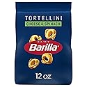 Barilla Cheese & Spinach Tortellini Pasta, 12 oz. Bag - 6 Servings Per Bag - Pantry Friendly Dried Tortellini - Made with Non-GMO Ingredients